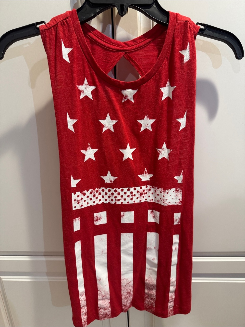 bcg Red Star & Stripe Muscle Tank